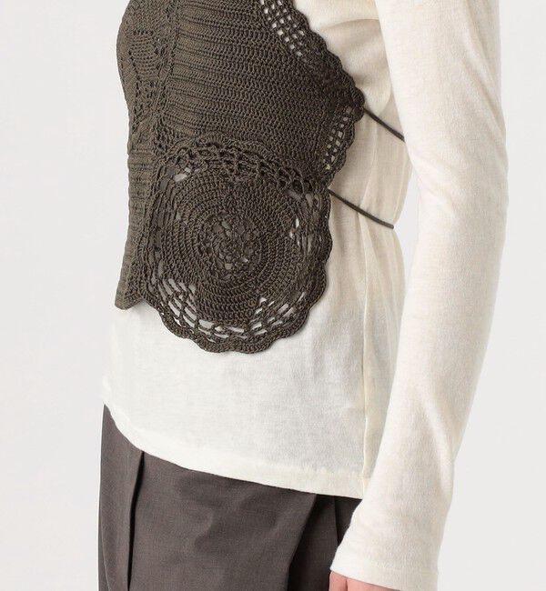 TOMORROWLAND GOODS「CORDERA HANDMADE CROCHE」|キャミソール|