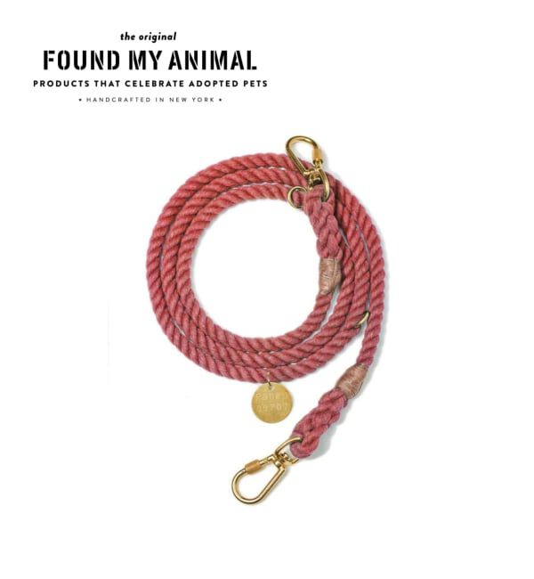 journal standard Furniture「【FOUND MY ANIMAL】ROPE LEASH 7FT　犬用 リード」|ステーショナリー|レッド