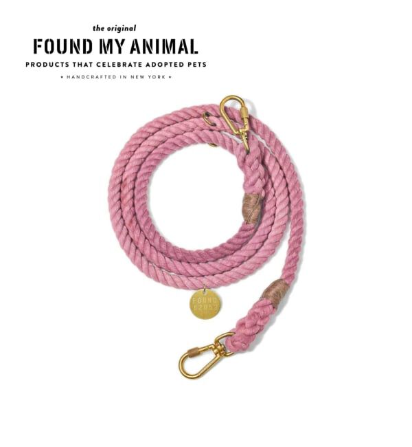journal standard Furniture「【FOUND MY ANIMAL】ROPE LEASH 7FT　犬用 リード」|ステーショナリー|ピンク