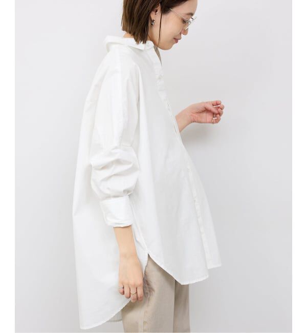 SLOBE IENA「《WEB限定/追加2予約》オーバーサイズシャツ」|シャツ・ブラウス|