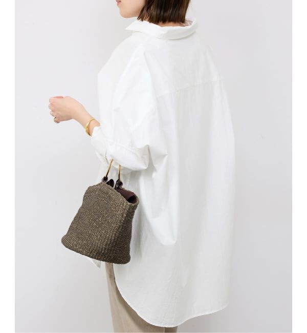 SLOBE IENA「《WEB限定/追加2予約》オーバーサイズシャツ」|シャツ・ブラウス|