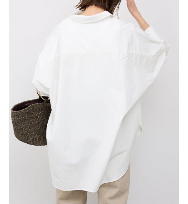 SLOBE IENA「《WEB限定/追加2予約》オーバーサイズシャツ」|シャツ・ブラウス|