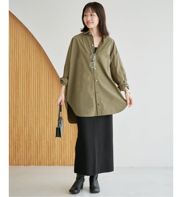 SLOBE IENA「《WEB限定/追加2予約》オーバーサイズシャツ」|シャツ・ブラウス|