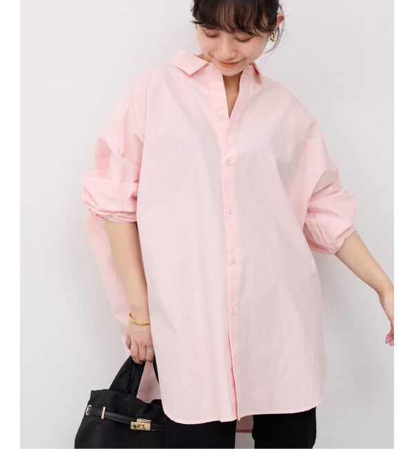 SLOBE IENA「《WEB限定/追加2予約》オーバーサイズシャツ」|シャツ・ブラウス|