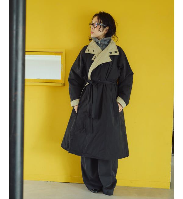 IENA LA BOUCLE「《予約》IENA LA BOUCLE リバーパテットキルティングコート」|その他|