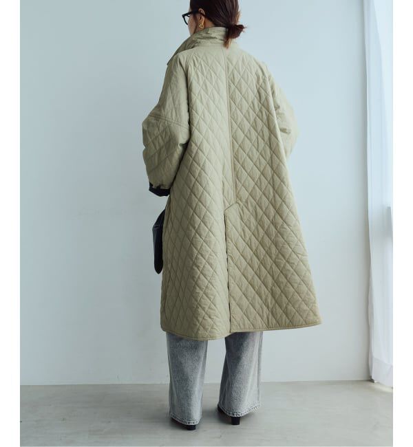 IENA LA BOUCLE「《予約》IENA LA BOUCLE リバーパテットキルティングコート」|その他|