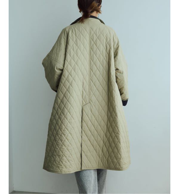 IENA LA BOUCLE「《予約》IENA LA BOUCLE リバーパテットキルティングコート」|その他|
