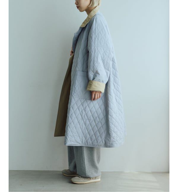 IENA LA BOUCLE「《予約》IENA LA BOUCLE リバーパテットキルティングコート」|その他|