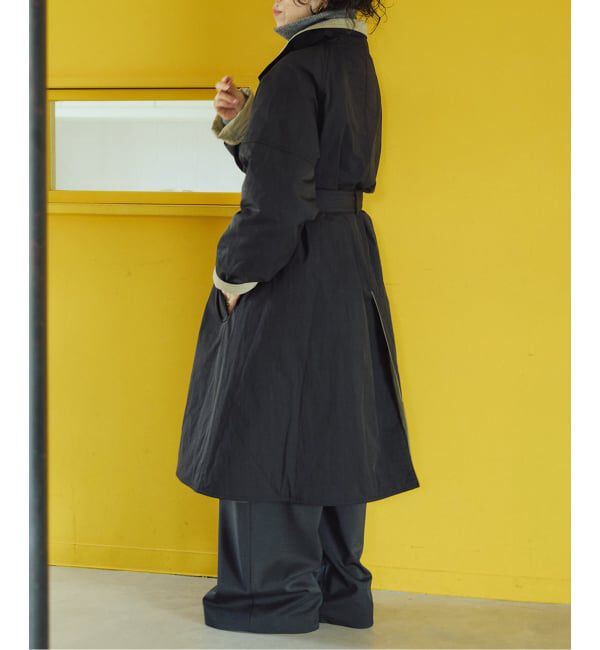 IENA LA BOUCLE「《予約》IENA LA BOUCLE リバーパテットキルティングコート」|その他|