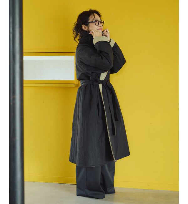 IENA LA BOUCLE「《予約》IENA LA BOUCLE リバーパテットキルティングコート」|その他|