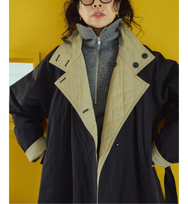 IENA LA BOUCLE「《予約》IENA LA BOUCLE リバーパテットキルティングコート」|その他|