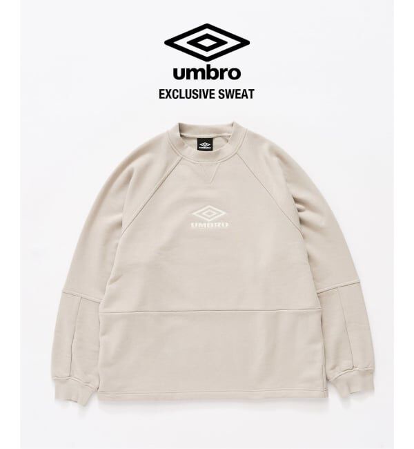 417 EDIFICE「UMBRO &times; 417別注 スウェット」|スウェット・ジャージ|ベージュ