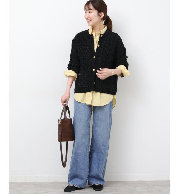 JOURNAL STANDARD relume「別注【LEVI&rsquo;S】RIBCAGE WIDE LEG：デニム」|デニム|