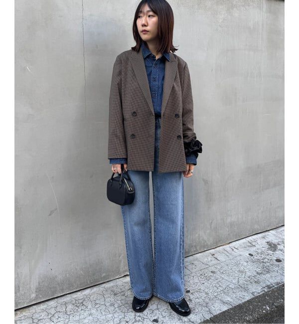 JOURNAL STANDARD relume「別注【LEVI&rsquo;S】RIBCAGE WIDE LEG：デニム」|デニム|