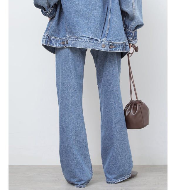 JOURNAL STANDARD relume「別注【LEVI&rsquo;S】RIBCAGE WIDE LEG：デニム」|デニム|