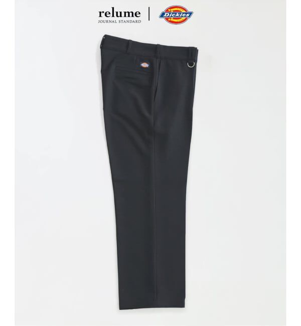 JOURNAL STANDARD relume「Dickies / ディッキーズ 別注 ピンタック ワイドスラックス」|スラックス|ブラック