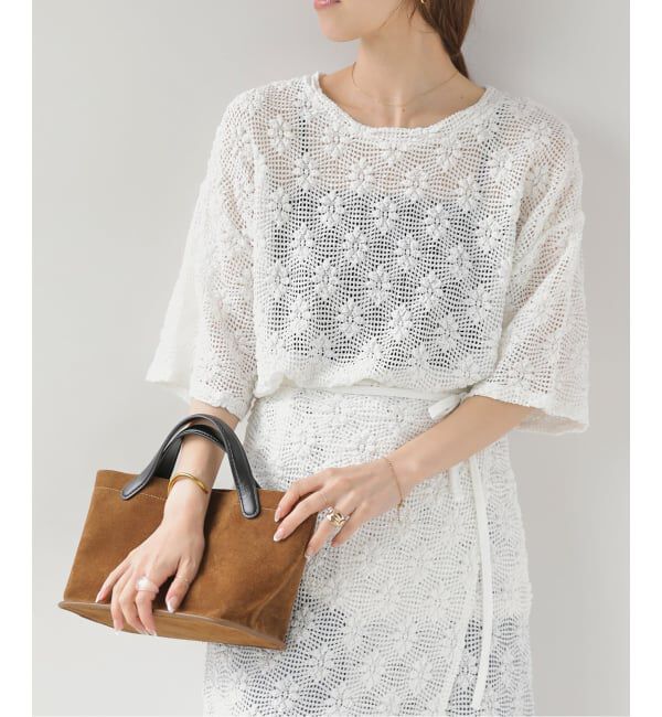 JOURNAL STANDARD relume「シャーリングメッシュレースプルオーバー」|Tシャツ・カットソー|