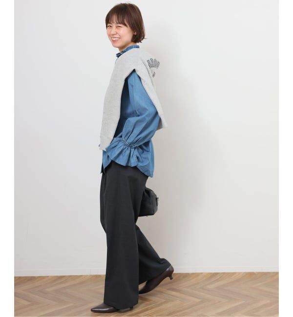 JOURNAL STANDARD relume「《追加予約2》ライトデニムスタンドカラーブラウス」|シャツ・ブラウス|