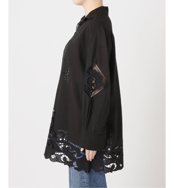 journal standard L'essage「刺繍レースチュニックシャツ」|シャツ・ブラウス|