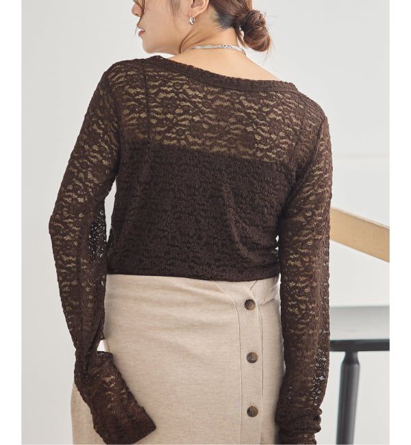 JOURNAL STANDARD「《追加2》ストレッチレース2WAYプルオーバー」|Tシャツ・カットソー|