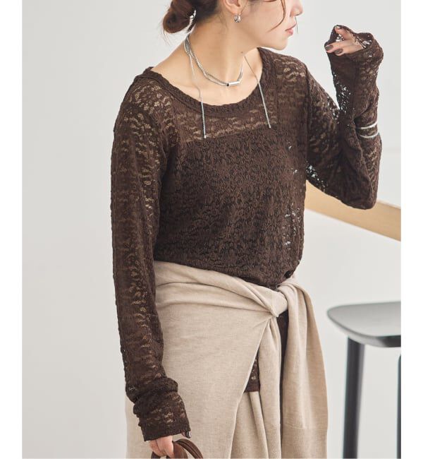 JOURNAL STANDARD「《追加2》ストレッチレース2WAYプルオーバー」|Tシャツ・カットソー|