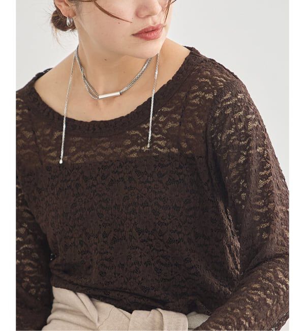 JOURNAL STANDARD「《追加2》ストレッチレース2WAYプルオーバー」|Tシャツ・カットソー|