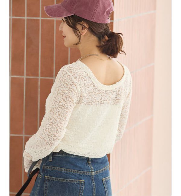 JOURNAL STANDARD「《追加2》ストレッチレース2WAYプルオーバー」|Tシャツ・カットソー|