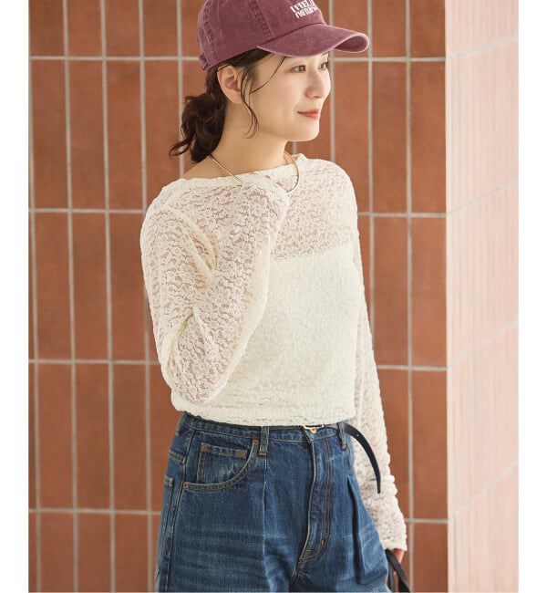 JOURNAL STANDARD「《追加2》ストレッチレース2WAYプルオーバー」|Tシャツ・カットソー|