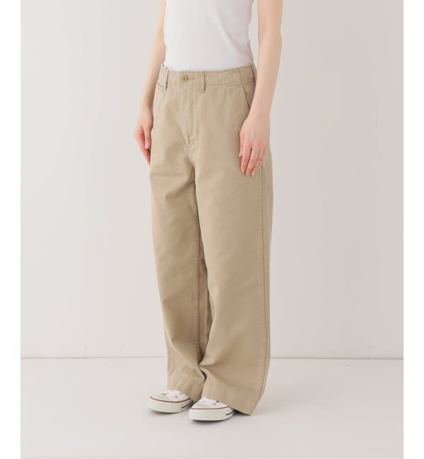 FRAMeWORK「≪一部カラーWEB限定 / 追加≫OVER SIZED CHINO パンツ 2」|チノ|