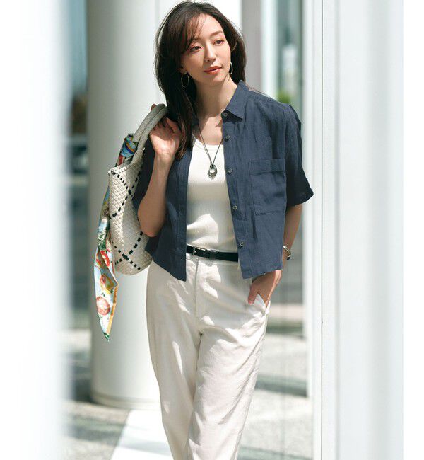 23区「【CLASSY.・LEE掲載】コットンリブ タンクトップ」|タンクトップ|