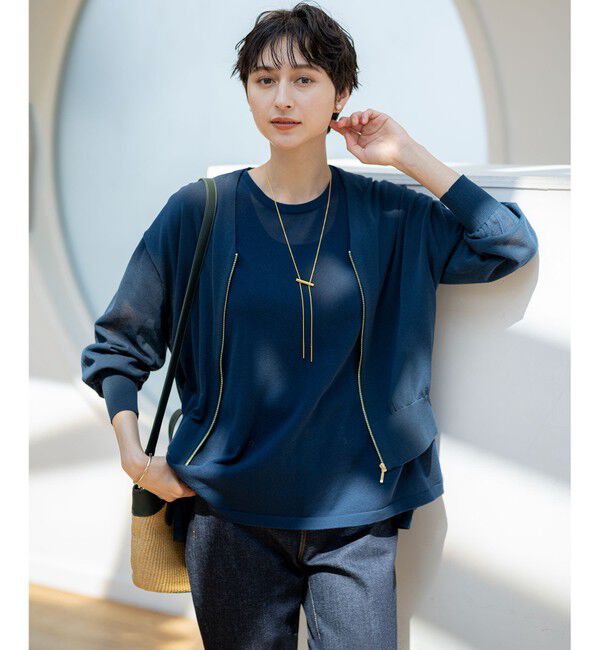 23区「【CLASSY.・LEE掲載】コットンリブ タンクトップ」|タンクトップ|