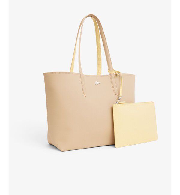 LACOSTE「ANNA 2WAY リバーシブル トートバッグ / クラッチバッグ付き」|トートバッグ|