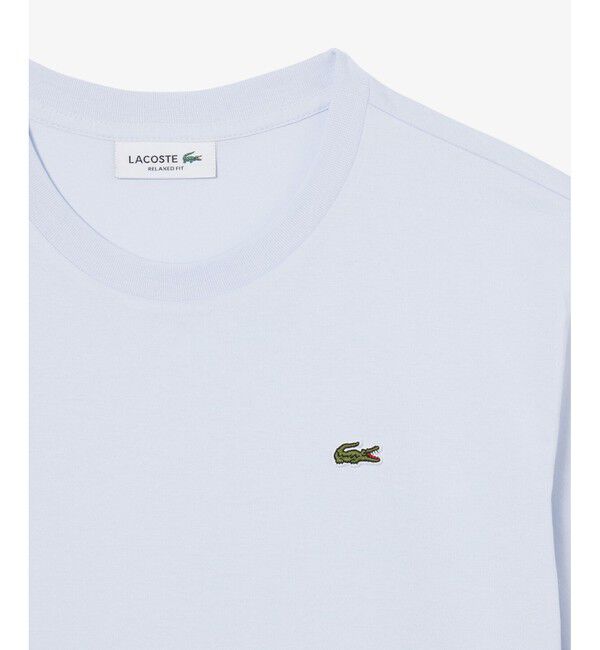 LACOSTE「ハイクオリティ ピマコットン仕立て ワンポイントソフトタッチ半袖Tシャツ」|Tシャツ・カットソー|