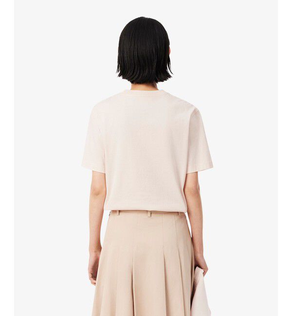 LACOSTE「ハイクオリティ ピマコットン仕立て ワンポイントソフトタッチ半袖Tシャツ」|Tシャツ・カットソー|