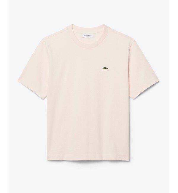 LACOSTE「ハイクオリティ ピマコットン仕立て ワンポイントソフトタッチ半袖Tシャツ」|Tシャツ・カットソー|