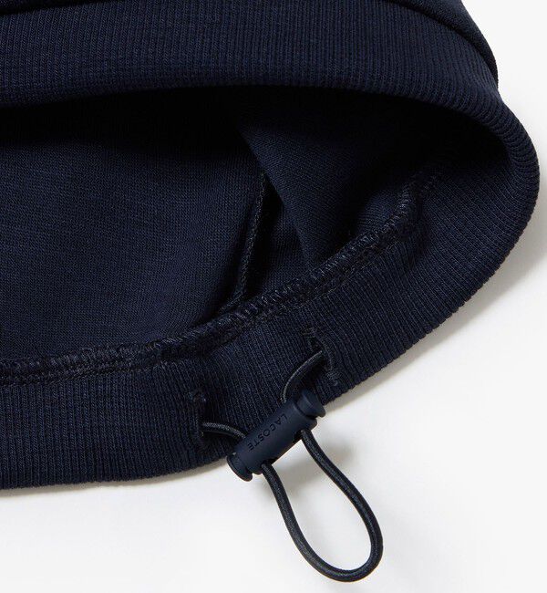 LACOSTE「裾ドローストリング ダブルフェイスプルオーバー」|スウェット・ジャージ|