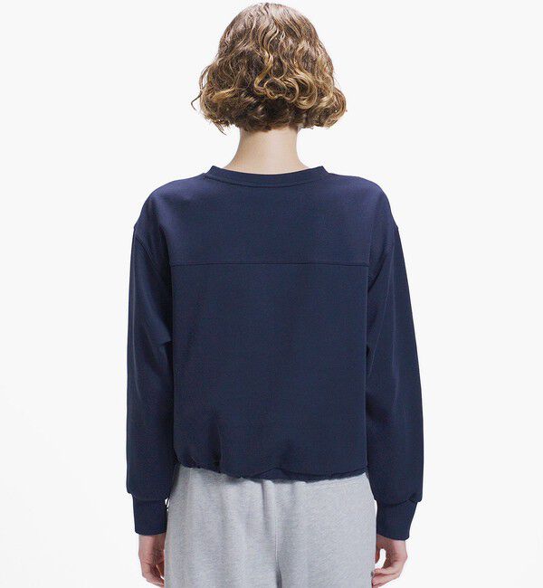 LACOSTE「裾ドローストリング ダブルフェイスプルオーバー」|スウェット・ジャージ|