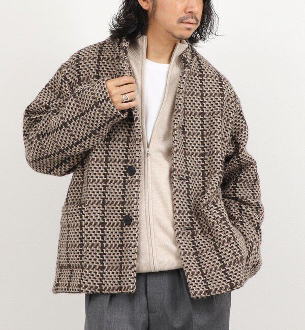 NOLLEY'S goodman「【John Branigan/ジョン・ブラニガン】別注ショートニットブルゾン 26AW」|ニット・セーター|