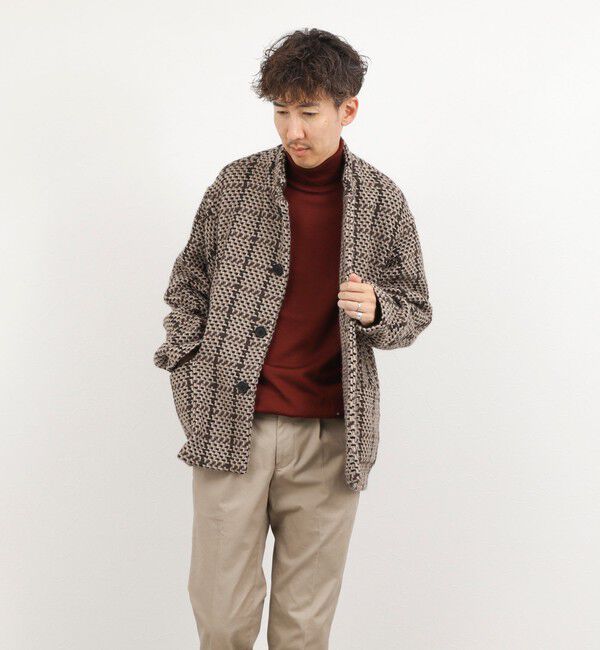 NOLLEY'S goodman「【John Branigan/ジョン・ブラニガン】別注ショートニットブルゾン 26AW」|ニット・セーター|