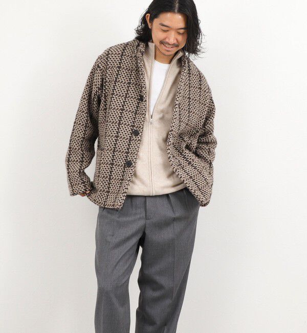 NOLLEY'S goodman「【John Branigan/ジョン・ブラニガン】別注ショートニットブルゾン 26AW」|ニット・セーター|