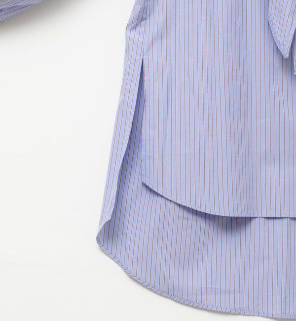 NOLLEY'S「【MARILYN MOON/マリリーンムーン】stripe embroidery tie blouse」|シャツ・ブラウス|