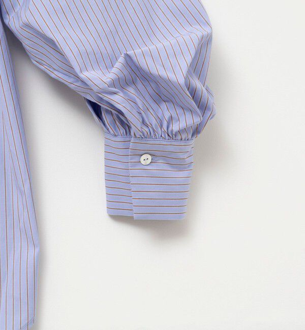 NOLLEY'S「【MARILYN MOON/マリリーンムーン】stripe embroidery tie blouse」|シャツ・ブラウス|