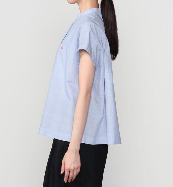 DANTON「DANTON | コットンリネン スリーブレスシャツ WOMEN」|シャツ・ブラウス|