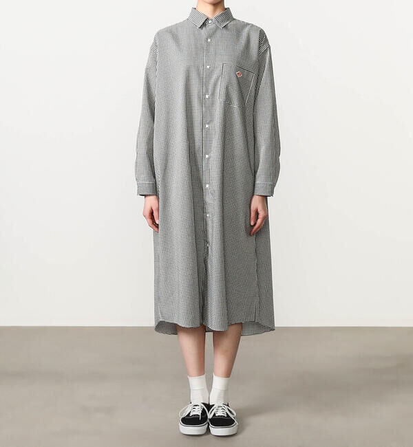 DANTON「DANTON | ポリオックスフォード シャツワンピース WOMEN」|ワンピース|