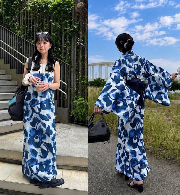  「【5分で着られる簡単浴衣/YAMADA企画】2wayセパレート浴衣SET」|その他|