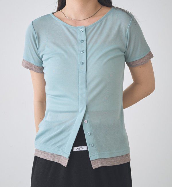  「B バイカラーヘンリーTOPS」|その他|