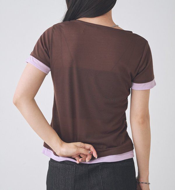  「B バイカラーヘンリーTOPS」|その他|