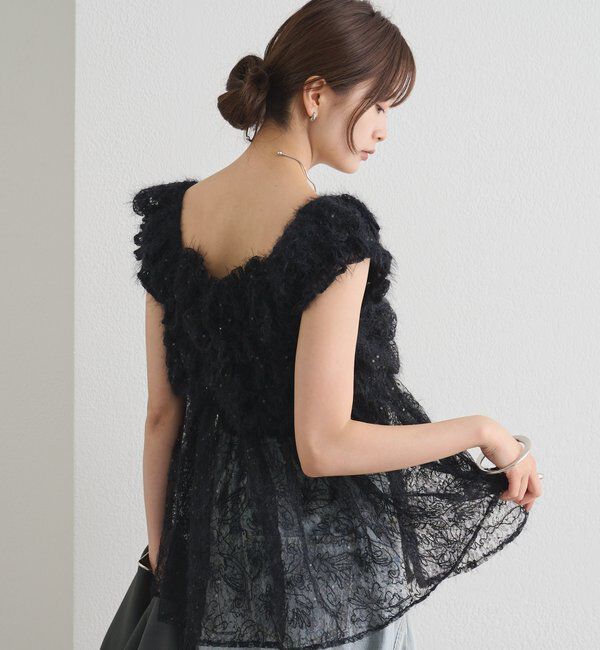  「ふわふわシャーリングチュニック」|シャツ・ブラウス|