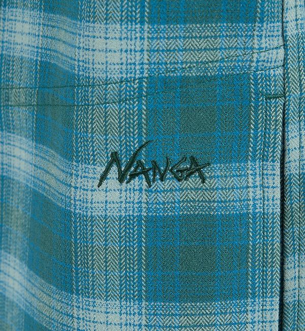 ABAHOUSE「【NANGA / ナンガ】GRID TARTAN FIELD HOOD SHIR」|シャツ・ブラウス|