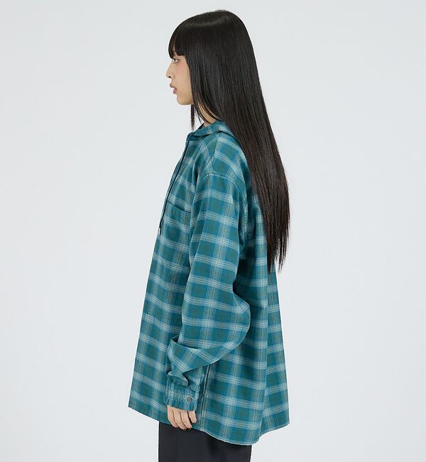 ABAHOUSE「【NANGA / ナンガ】GRID TARTAN FIELD HOOD SHIR」|シャツ・ブラウス|
